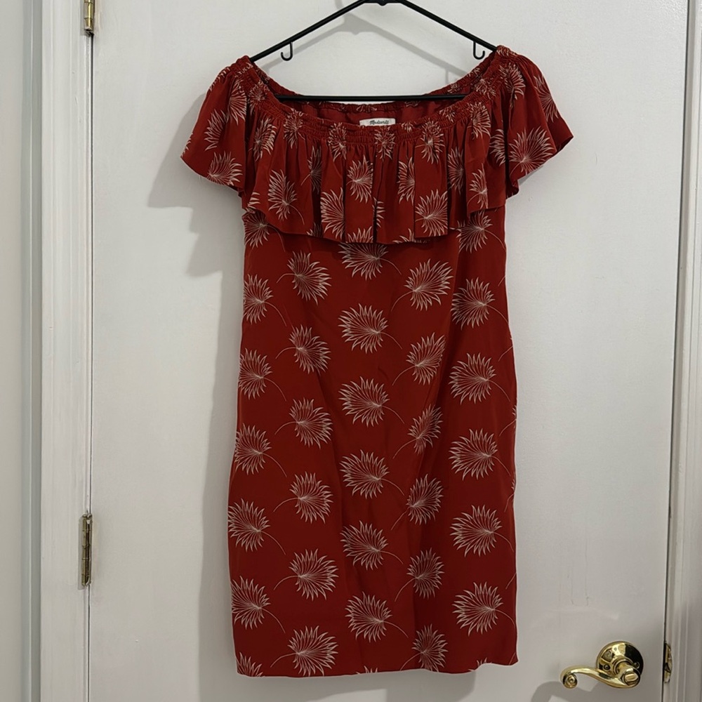 100% silk madewell dress